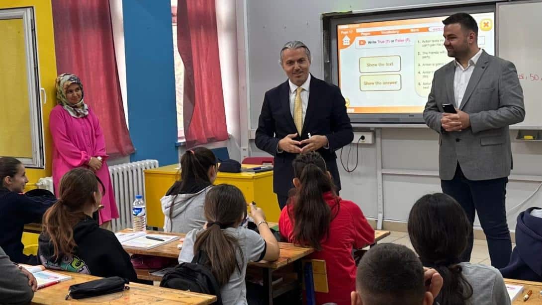 Müdürümüz Sayın Hasan ACU, Atatürk Ortaokulu'nu Ziyaret Etti 